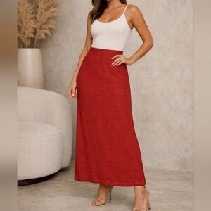 Camila Coelho Long Straight Skirt Nwt
